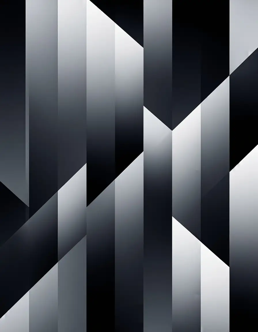 Monochrome folded geometry